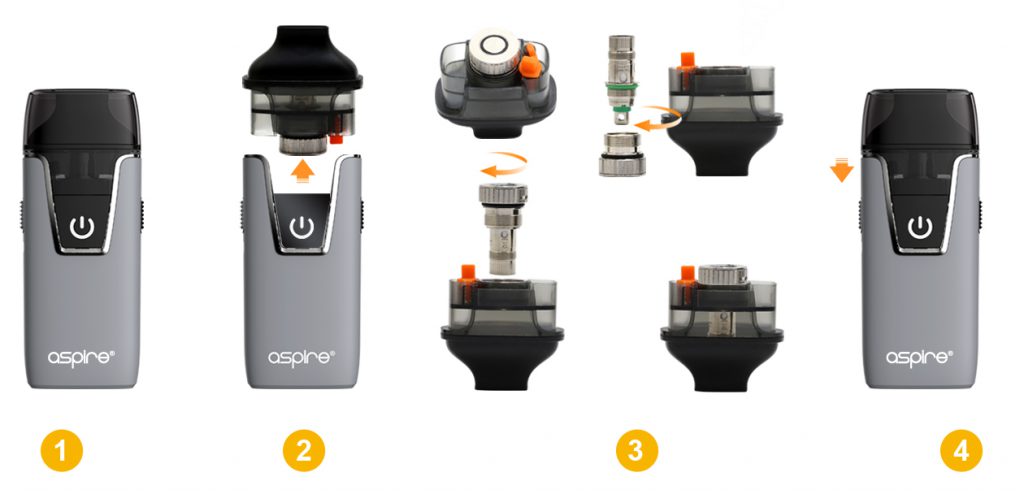 تقييم جهاز أسباير نوتيلوس AIO Aspire Nautilus AIO Kit - الإستخدام