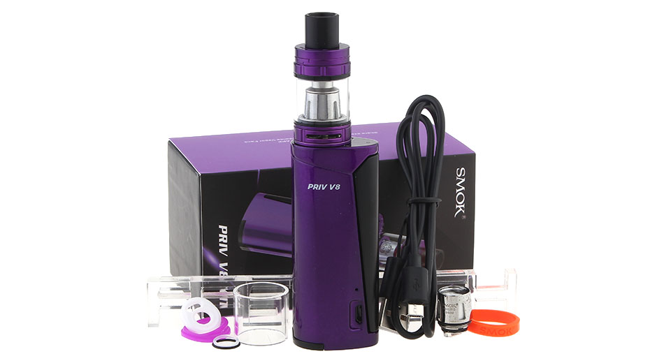 SMOK Priv V8 Kit Review - Kit Content