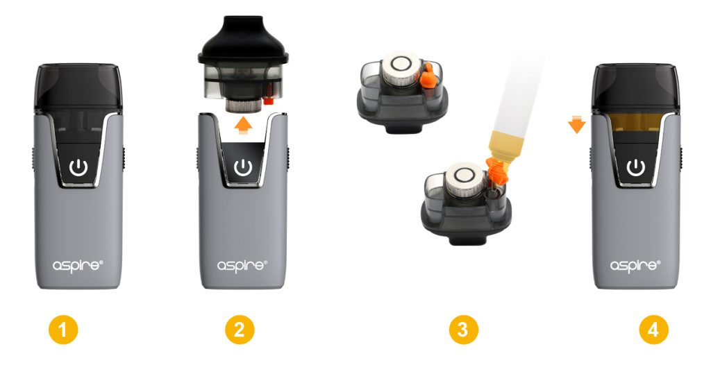 Filling of Aspire Nautilus AIO