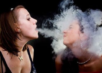 Vaping Etiquette Blowing Vapor in Someones Face