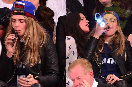 Top 50 Celebrities who vape - Cara-Delevingne