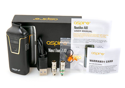 تقييم جهاز أسباير نوتيلوس AIO Aspire Nautilus AIO Kit - العلبة