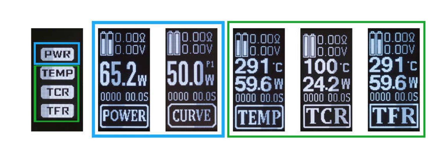 Mod Setting VV-VW-TC-Bypass Mode