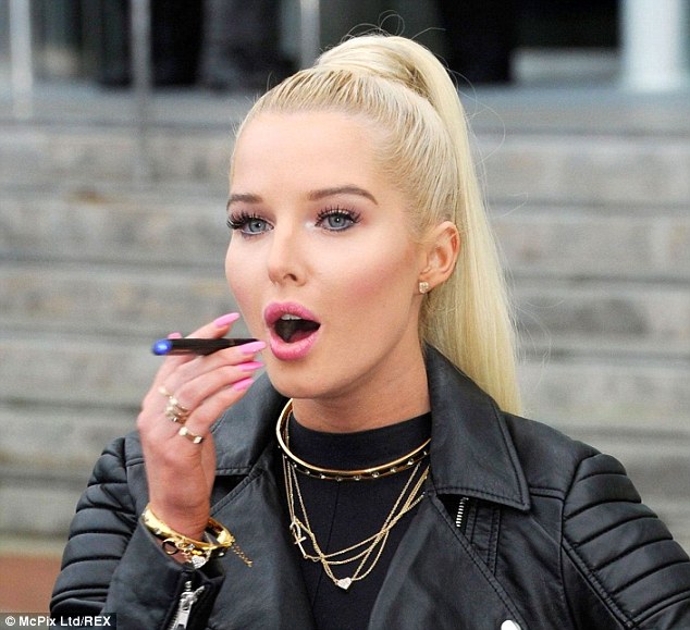 Top 50 Celebrities who vape - helen flannagan