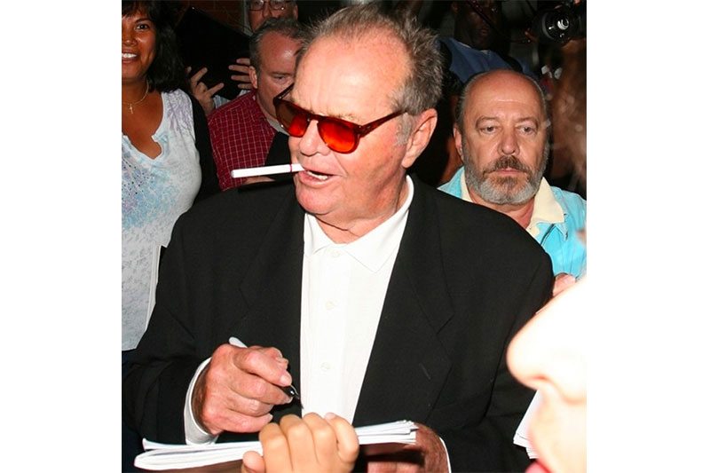 Top 50 Celebrities who vape - Jack Nicholson