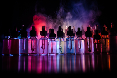 E-liquid bottles