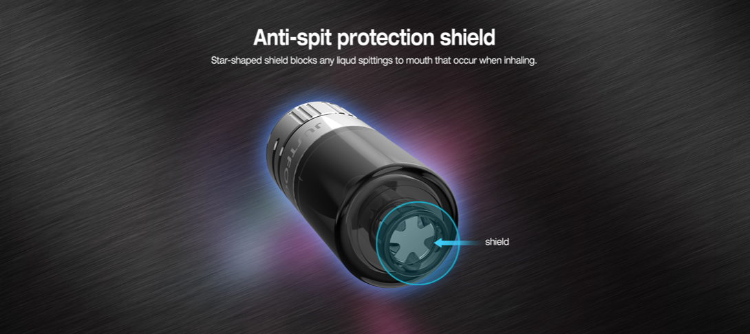 JustFog P16 A Kit Review - Anti-spit protection shield